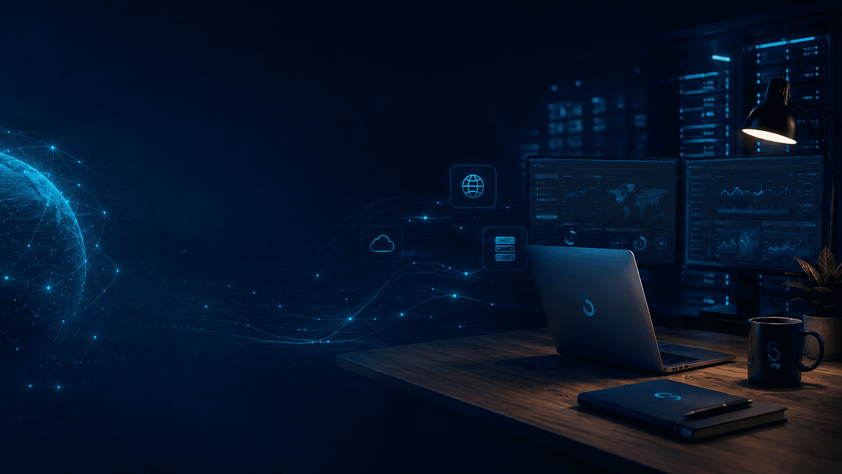 Technische inrichting voor hosting, domeinen en software